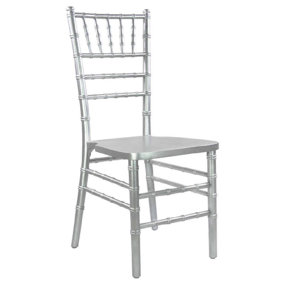 Flash Furniture WDCHI-S Advantage Chiavari Chair Wood Silver