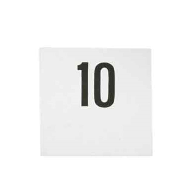 Bauscher Hepp 41.8050.0000 - Table Number, 4-1/2"L (115mm) X 4-5/16"W (110mm), Plastic