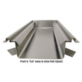 Advance Tabco FT-1 Anti-Splash Guard Factory Installed (per Linear Foot)