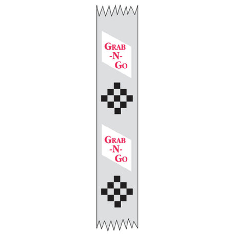 Hubert 67320 - Merchandising Food Tape, "Grab-N-Go", 1" X 500' Roll