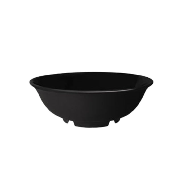 GET Enterprises M-810-BK Black Elegance™ Bowl 16 Oz. (24 Oz. Rim Full) 6-1/2" Dia. X 2-1/4"H