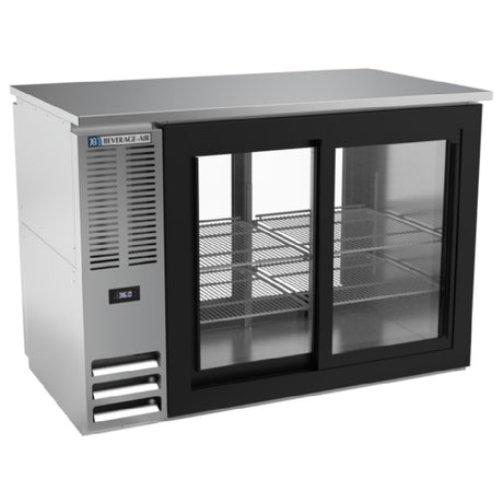 Beverage Air BBN48HC-F-GS-PT-S - Refrigerated Pass-Thru Back Bar Food Rated Refrigerator