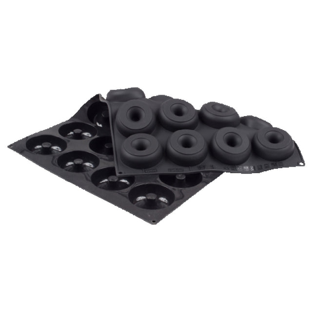 JB Prince MA112 Donut Mold (24) Donuts 3-3/4"L X 2-3/4"W X 15/16"H With 4-1/2 Oz. Capacity Each