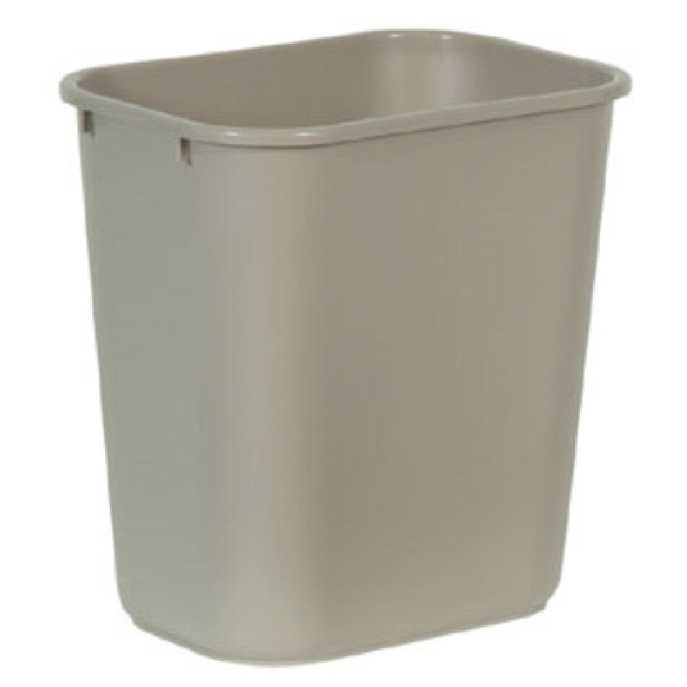 Rubbermaid FG295600BEIG - Waste Basket, 28 Quart, 14-3/8"W X 10-1/4"D X 15-1/8"H