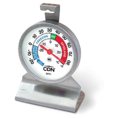 CDN RFT1 Heavy Duty Refrigerator/Freezer Thermometer Fahrenheit Reading 20 To +80°F (-30 To +30°C)