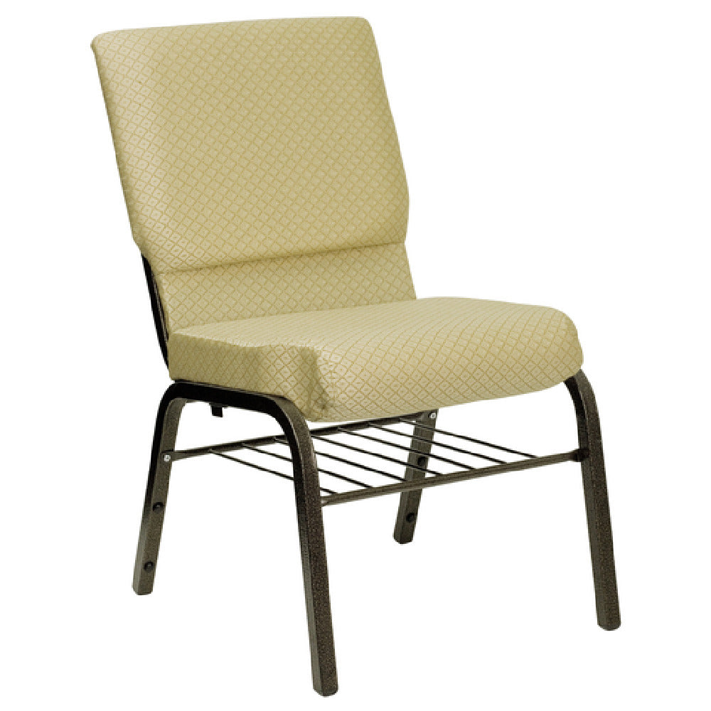 Flash Furniture XU-CH-60096-BGE-BAS-GG Hercules Series Stacking Church Chair 800 Lb. Weight Capacity