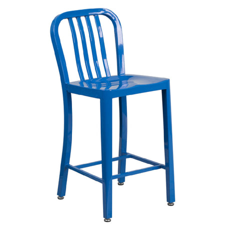 Flash Furniture CH-61200-24-BL-GG Bar Stool 500 Lb. Weight Capacity Counter Height