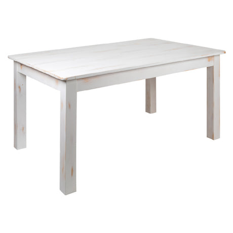 Flash Furniture XA-F-60X38-WH-GG Hercules Series Farm Dining Table 60"W X 38"D X 29-1/2"H