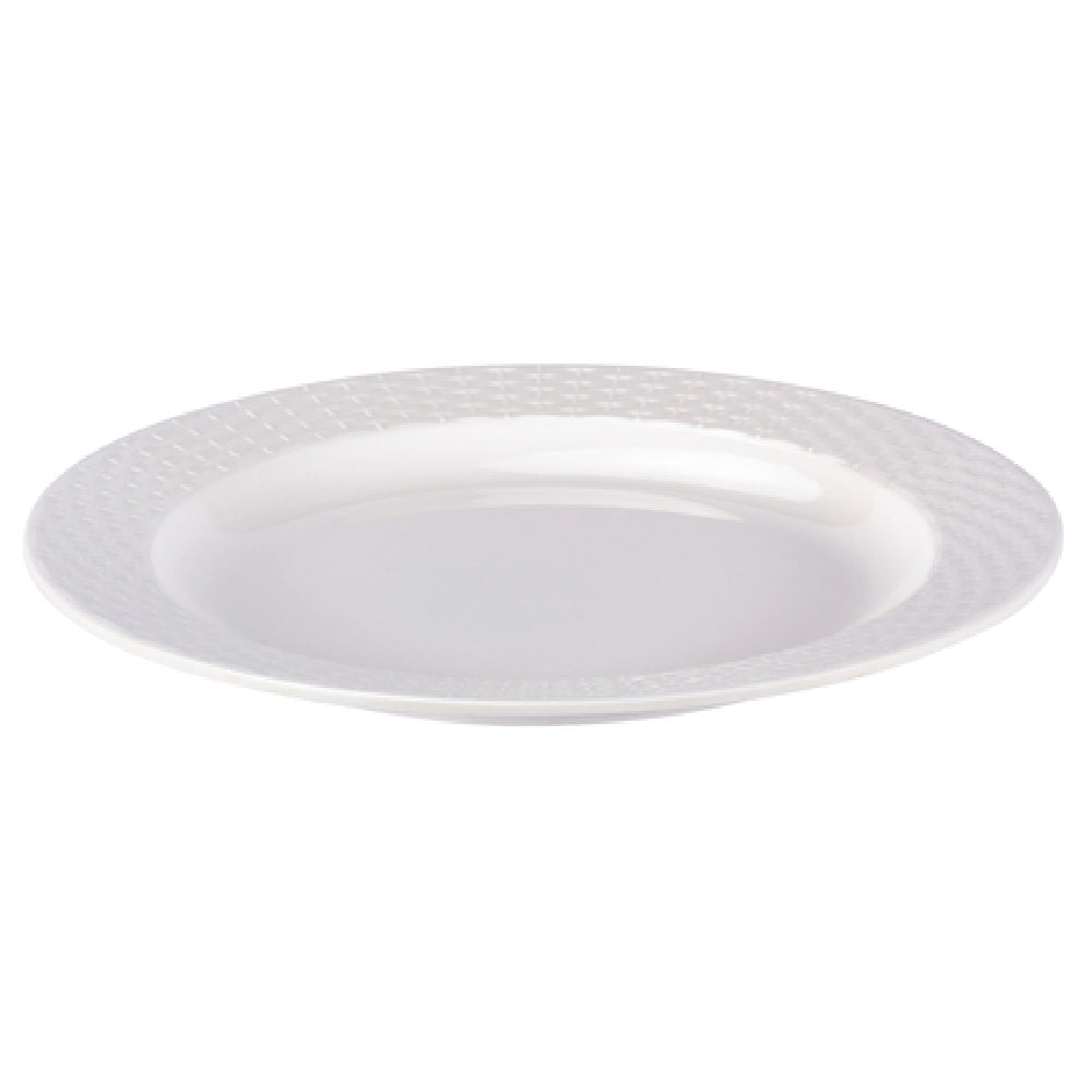 Bon Chef 53901WHITE Dinner Plate 10-3/4" Dia. Round