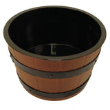 Bauscher Hepp BBS360 - Gourmet Barrel Bowl Set, 6-3/4 Qt., Includes: (1) 12" Dia. X 7-3/4"H Brown ABS Bowl