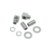 T&S Brass S-0230-K Elbow Kit. Two Short Elbows Nipples Lock Nuts And Washers That Provide 1/2" NPT Male Inlet And Outlet When Assembled