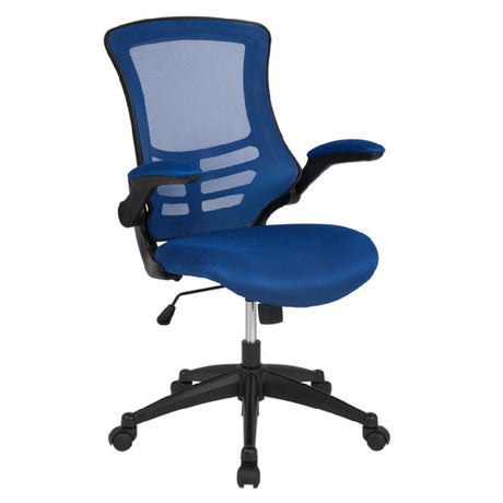 Flash Furniture BL-X-5M-BLUE-GG Swivel Task Chair 37-1/2" To 41-1/4" Adjustable Height