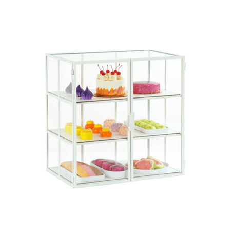 Cal Mil 22116-15 Juno Large Display Case 26.5"W X 17"D X 26.75"H 3-tier