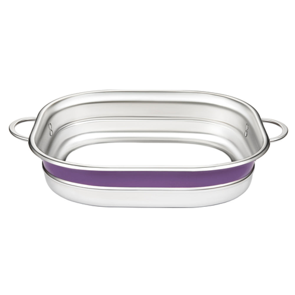 Bon Chef 72004-BL-P Country French X Steam Table Food Pan Ring 15" X 11" X 4"