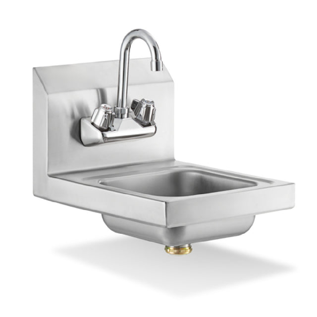 Steel Works Stainless SWHS-15 Hand Sink 20ga/304 Stainless Steel 15-1/4" X 15-3/4" X 13"H