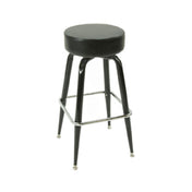 Klinger's Trading SR1-BARSTOOL Swivel Bar Stool Backless Round Upholstered Seat With Flat Swivel