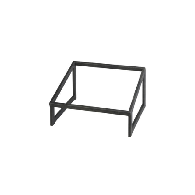 FOH BRI031BKS18 Smart Buffet Ware® T-Collection Inclined Riser 7.75" Half