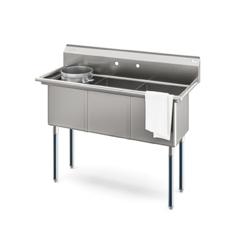 Koolmore KM-SC181814-N3 Sink 3-compartments 60"W X 24"D X 43-1/5"H Overall Size