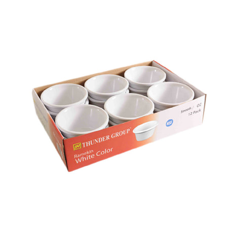 Thunder Group ML537W1R Ramekin 3 Oz. Capacity 3-1/8" Dia.