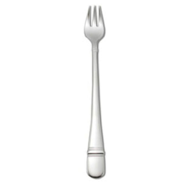 1880 Hospitality T119FOYF Oneida® Oyster/Cocktail Fork 6-1/4" Banded Teardrop Shaped Handle