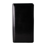 Risch 5000P BLACK NOPRINT Padded Vinyl Check Presenter In Black 5" X 9" Stitched Edges