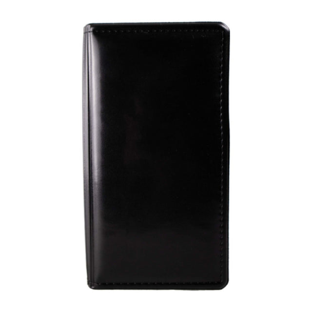 Risch 5000P BLACK NOPRINT Padded Vinyl Check Presenter In Black 5" X 9" Stitched Edges