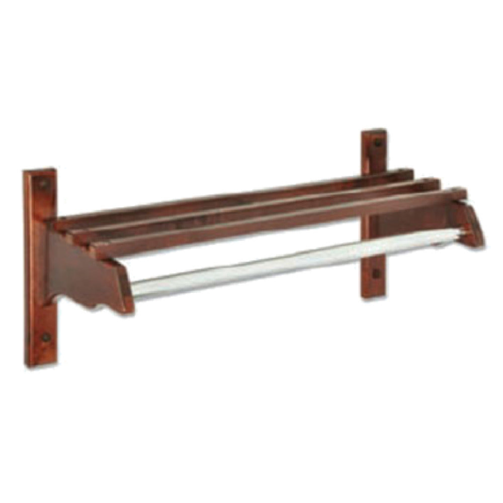 Central Specialties TJFMB-30 Coat Rack 25" 32" Unit 5/8" Metal Zinc Plated Hanging Rod