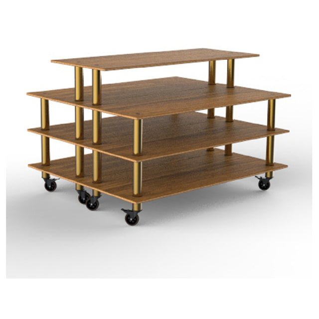 Steelite MGCMLB20BBXW Mogogo Buffet Solutions Modular Market 3-tier 71" X 59" X 47-1/2"