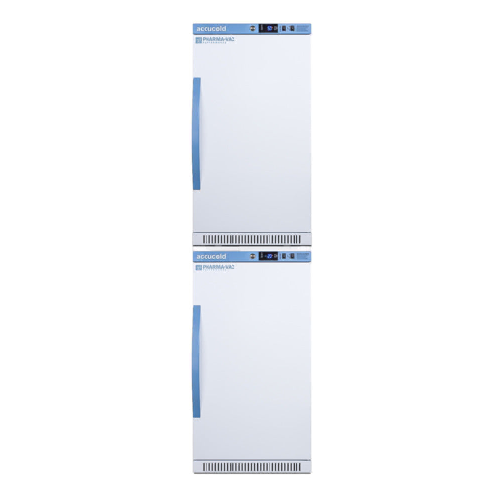 Summit ARS32PVBIADA-AFZ2PVBIADASTACK Performance Series All-Refrigerator/all-Freezer Combination