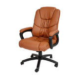 Flash Furniture CX-1179H-BR-GG Swivel Chair 400 Lb. Weight Capacity LeatherSoft Upholstery