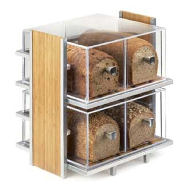 Cal Mil 1279 Eco Modern Bread Case 14"W X 11-1/2"D X 15"H 2-tier