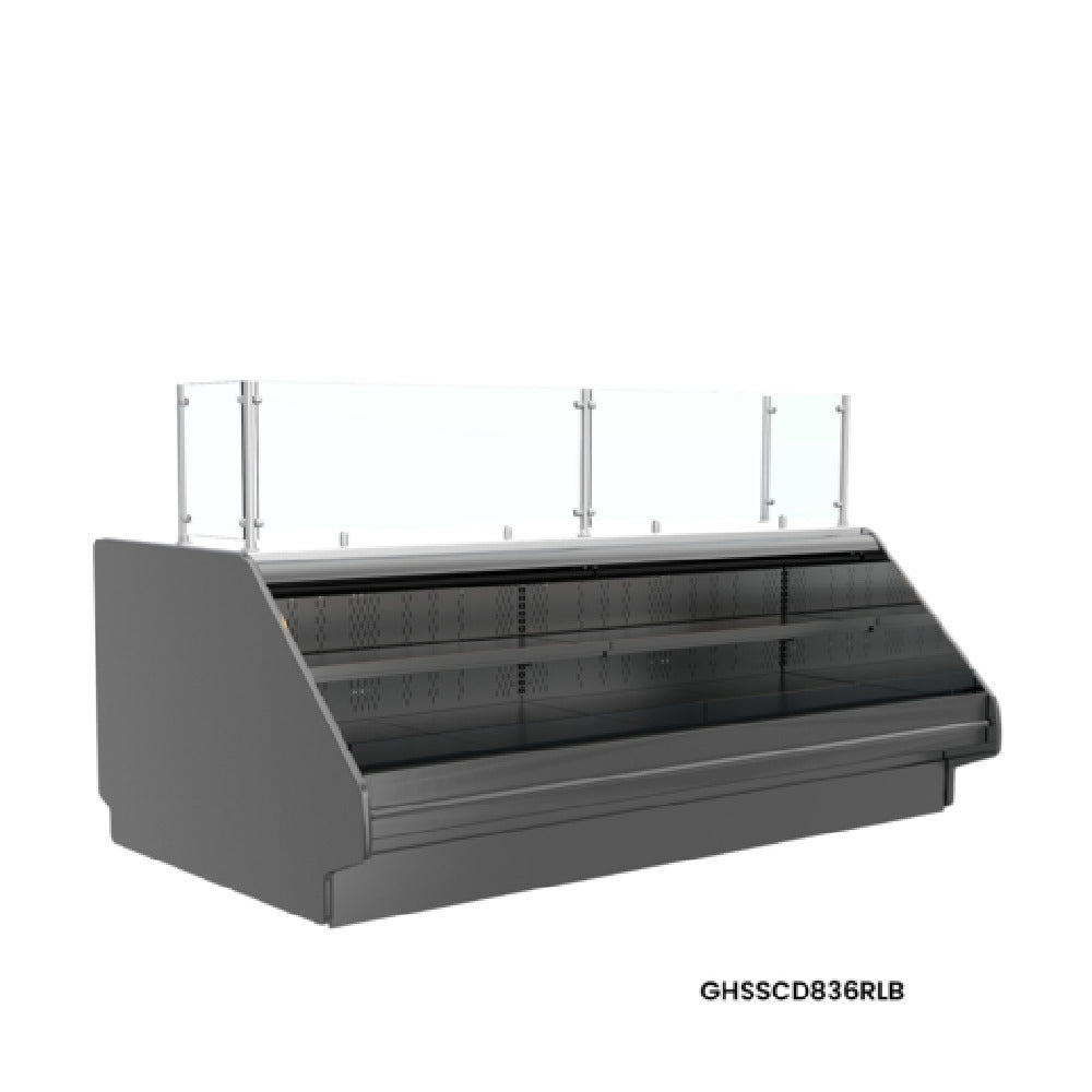 Structural Concepts GHSSCD836RLB Fusion® Refrigerated Combination Case 97-1/2"W X 59-1/4"D X 37-5/8"H