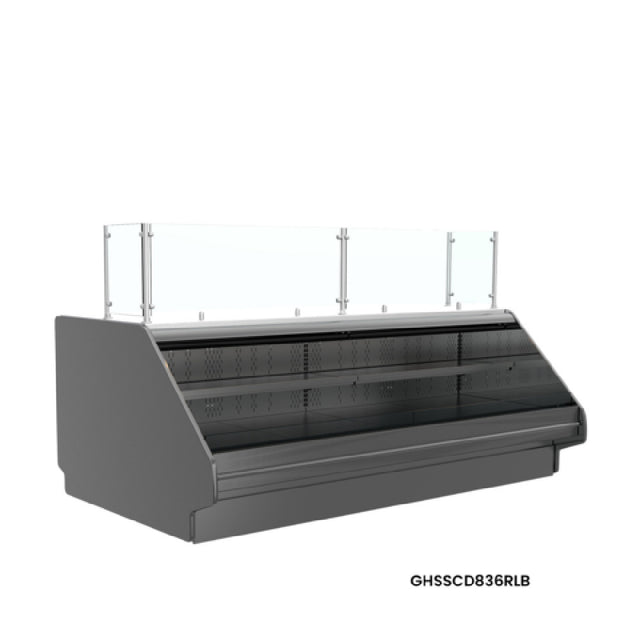 Structural Concepts GHSSCD536RLB Fusion® Refrigerated Combination Case 60-5/8"W X 59-1/4"D X 37-5/8"H