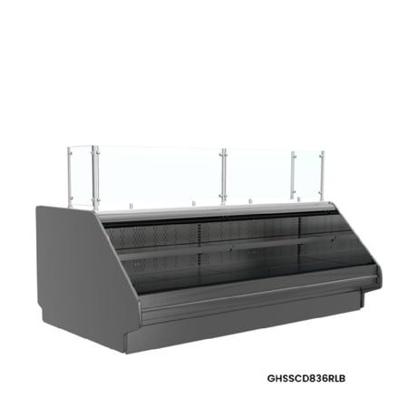 Structural Concepts GHSSCD1236RLB Fusion® Refrigerated Combination Case 146-1/4"W X 59-1/4"D X 37-5/8"H