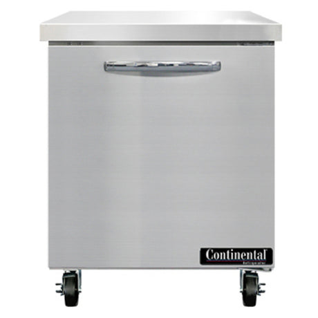 Continental Refrigerator SW27N Work Top Refrigerator 27"W 7.4 Cu Ft Capacity