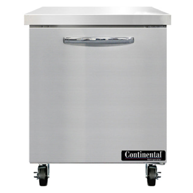 Continental Refrigerator SW27N Work Top Refrigerator 27"W 7.4 Cu Ft Capacity