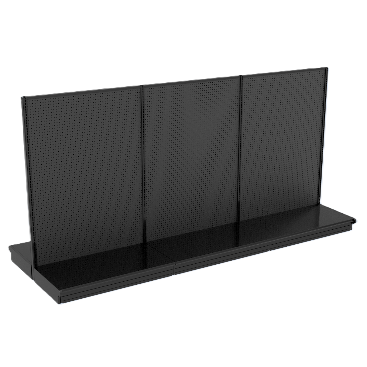 Kent Unlimited GN1215072_BL Gondola 144"W X 15"D X 72"H Black