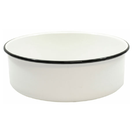 Tablecraft 80017 Enamelware Collection™ Serving Tray 4-1/4" Qt. 10-1/8" Dia. X 3-1/2"