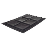 JB Prince M376 B Demarle Flexipan® Mold 23"L X 15"W (6) Square Insert