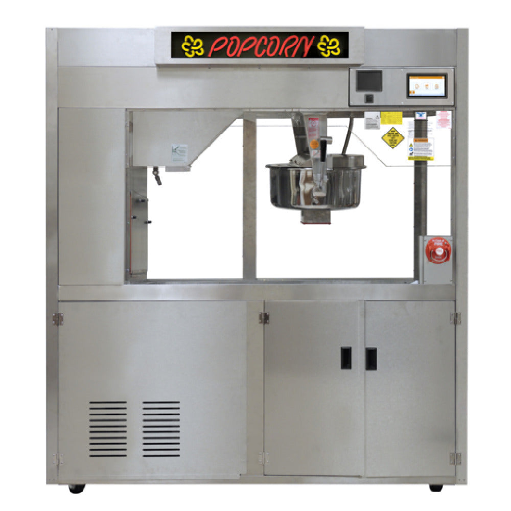 Gold Medal 2872-00-831 - PopClean® 32 Oz. Popcorn Machine (72") With Downdraft HEPA Filtration System