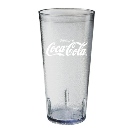 GET 6624-CSP - Spanish-Coke Tumbler, 24 Oz., Textured