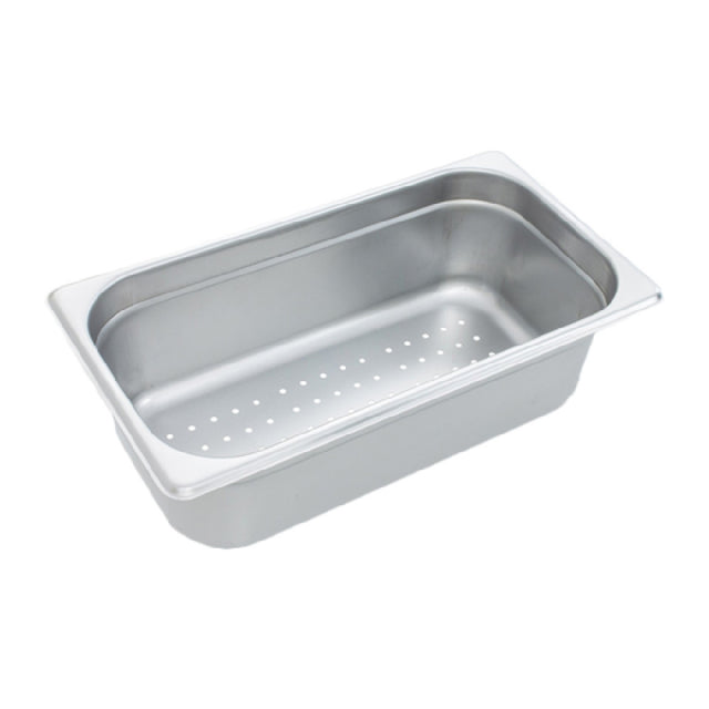 Crestware 5134P Steam Table/Holding Pan 1/3 Size 4" Deep