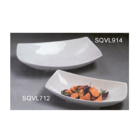 American Metalcraft SQVL914 Prestige™ Squoval™ Bowl 71 Oz. 14" X 9" X 3-1/4"