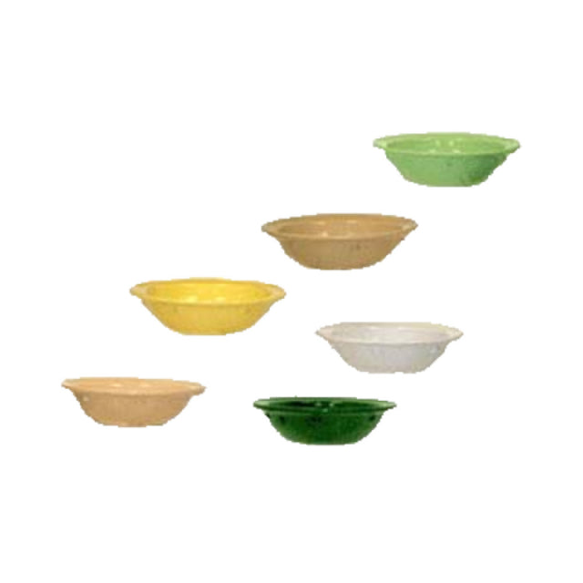 GET Enterprises DN-350-G Supermel™ Fruit Bowl 5 Oz. (5.2 Oz. Rim Full) 4-3/4" Dia. X 1-1/4"H