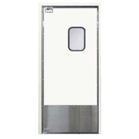 Curtron SPD-30-L-3084 Service-Pro® Series 30 Swinging Door 30” X 84” .032” Tempered Aluminum With Laminate Finish Exterior