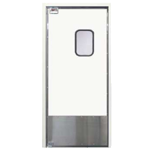 Curtron SPD-30-L-4296 Service-Pro® Series 30 Swinging Door 42” X 96” .032” Tempered Aluminum With Laminate Finish Exterior