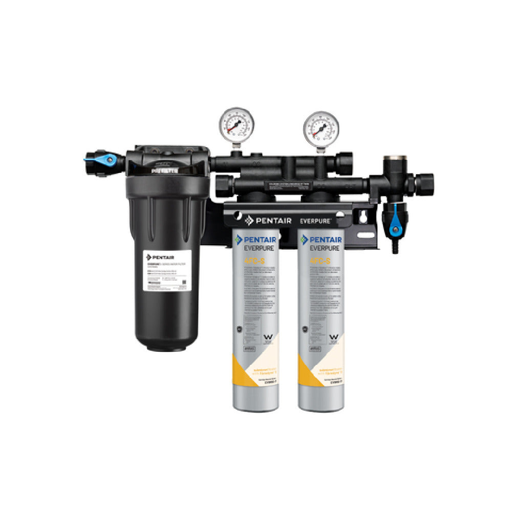 Everpure QC7I PF TWIN 4FC-S QC7I Water Filtration System QC7I PF Twin 4FC-S (1) EC110 Prefilter