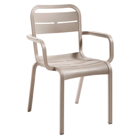 Grosfillex UT511181 Cannes Stacking Armchair Indoor/outdoor Use Contoured