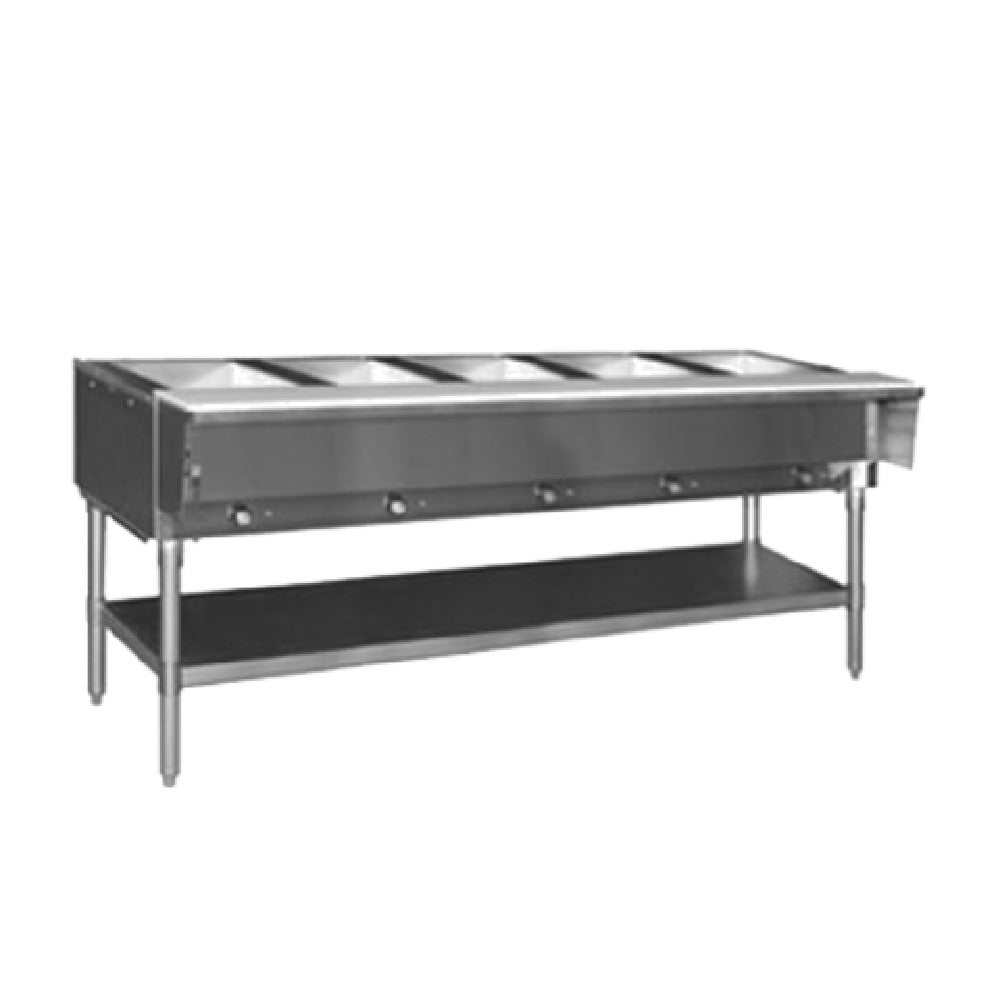 Eagle HT5-NG Hot Food Table Natural Gas Open Base