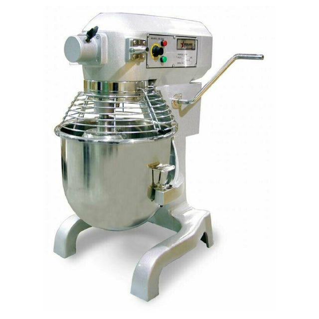 Omcan 17835 (MX-CN-0020-T) Planetary Mixer 20 Quart Capacity 3 Speed Gear Driven